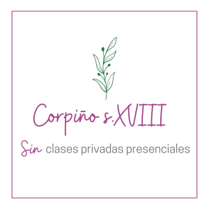 Curso CORPIÑO s.XVIII